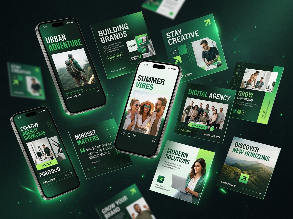 Social media design templates
